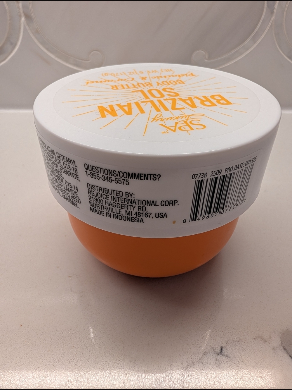 Spa Luxury Brazilian Sol Pistachio & Caramel Body Butter New 6oz - Picture 6 of 6